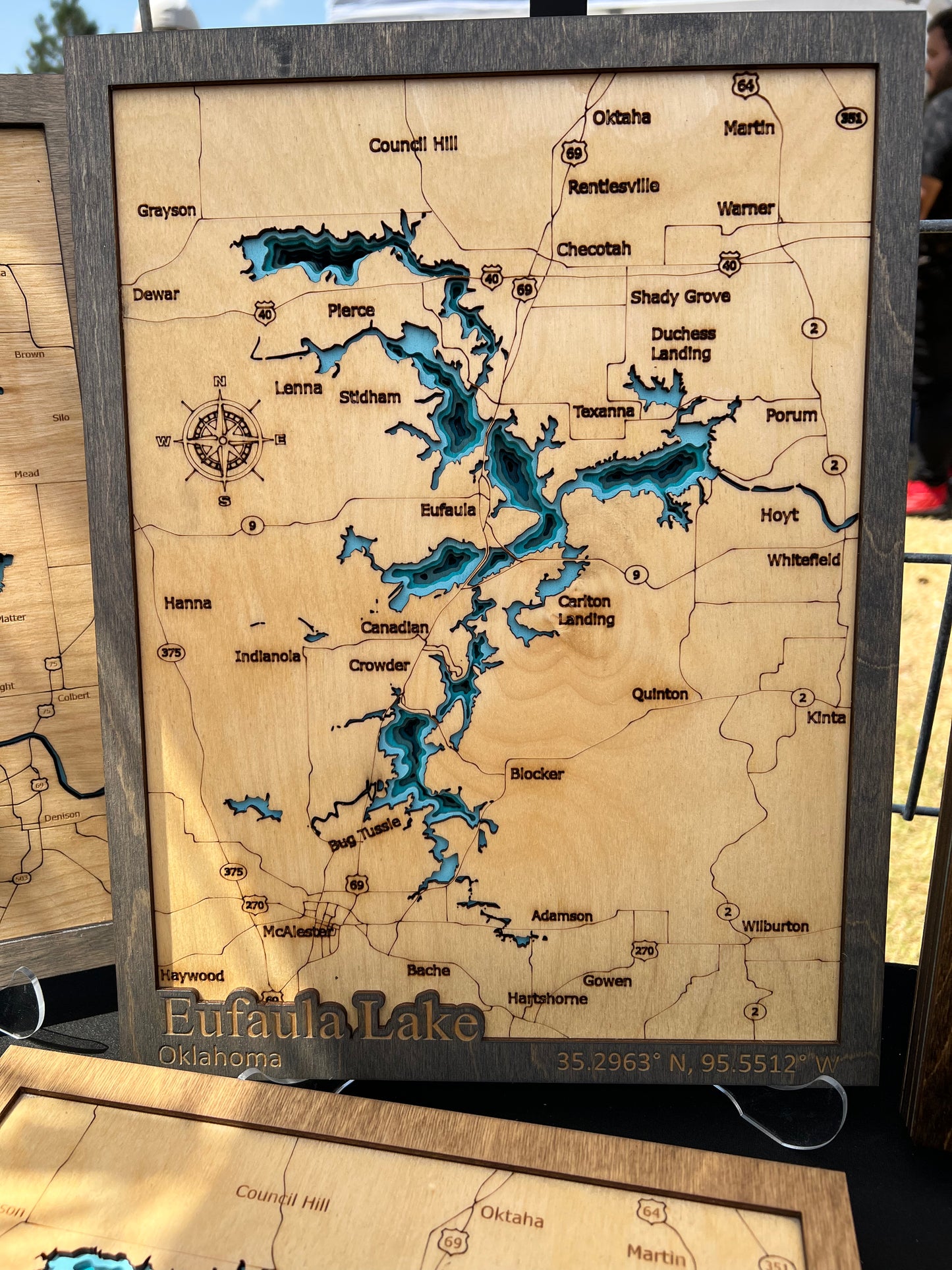 Eufaula Lake Map