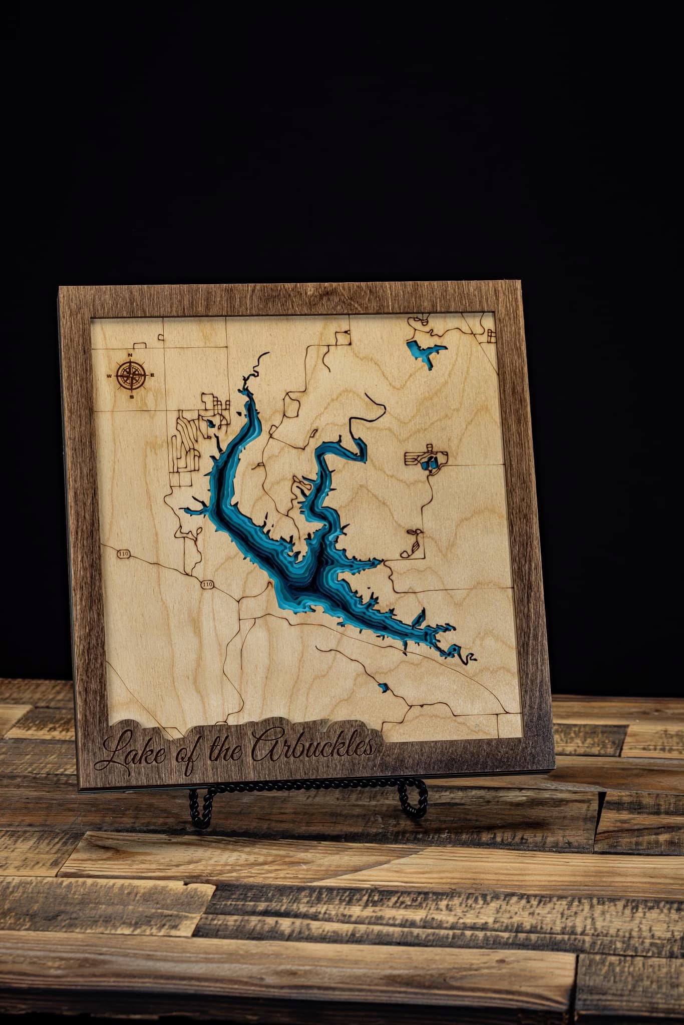 Lake of the Arbuckles Map