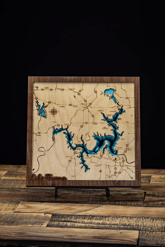 Lake Texoma Map