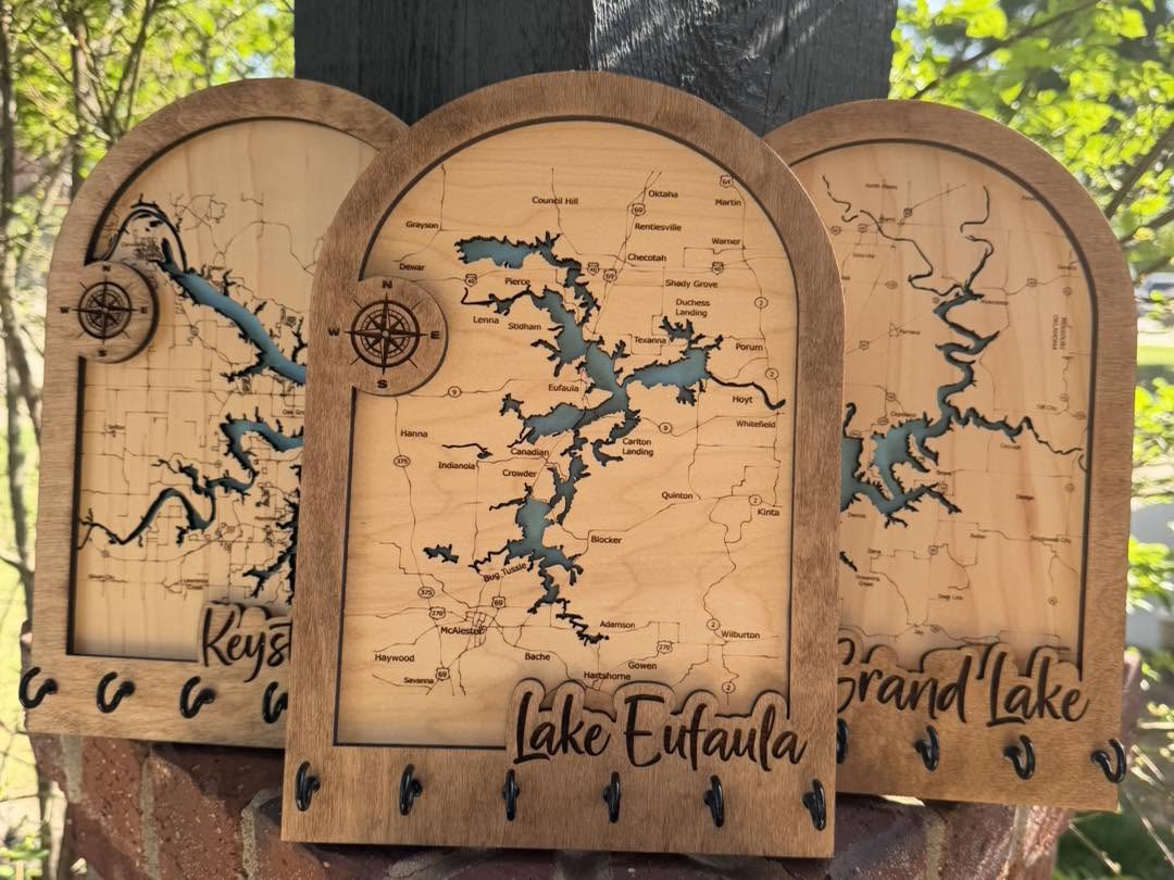 Lake Map Keyholders