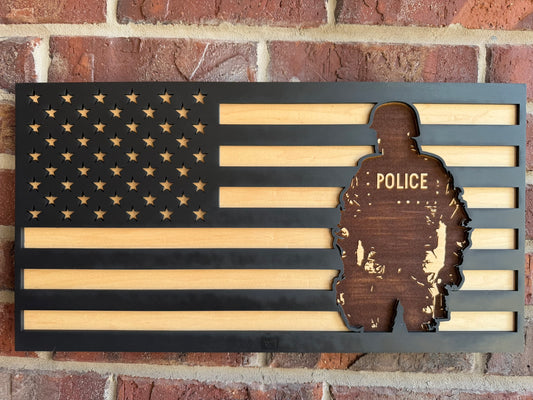 Layered Police Flag